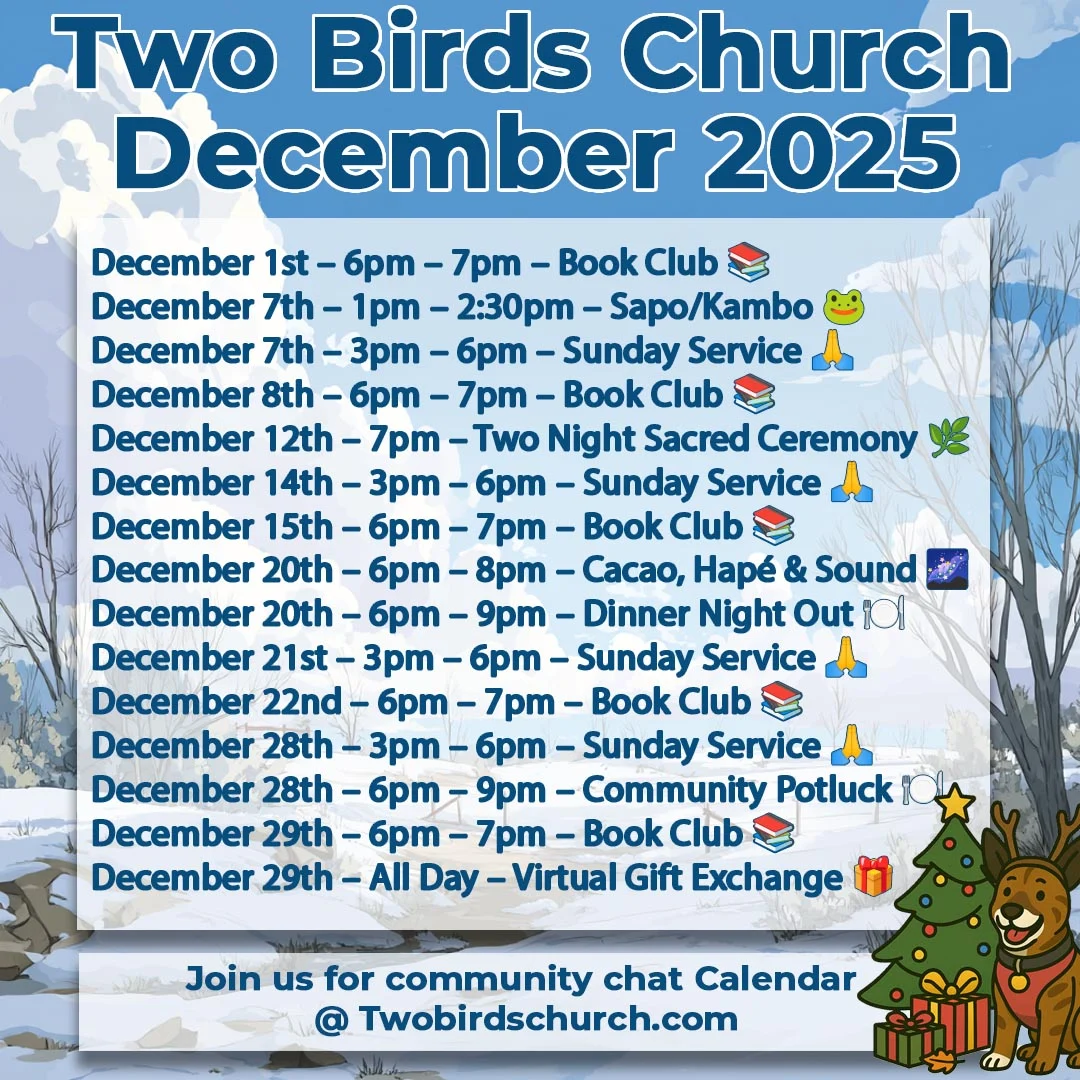December at Two Birds Church ❄️